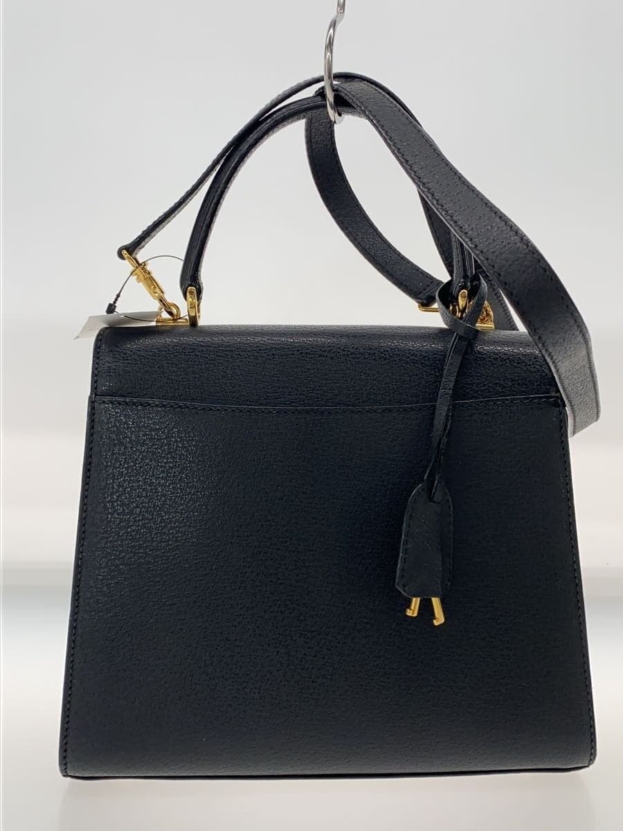 GUCCI Handbag_Ladies Lock BLK Solid 3