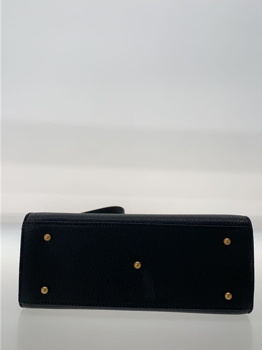 GUCCI Handbag_Ladies Lock BLK Solid 4