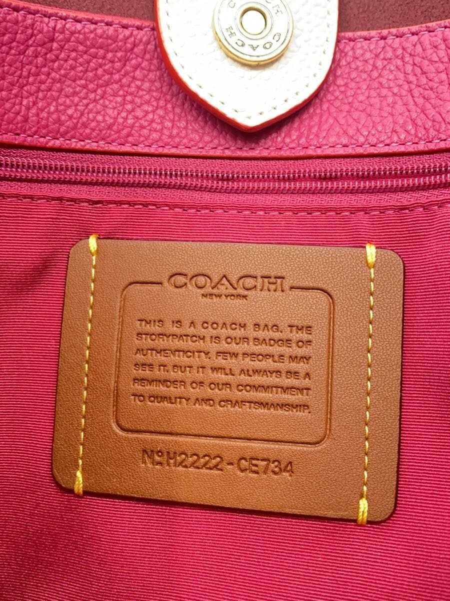 COACH Kia Tote_Color Block RED 5