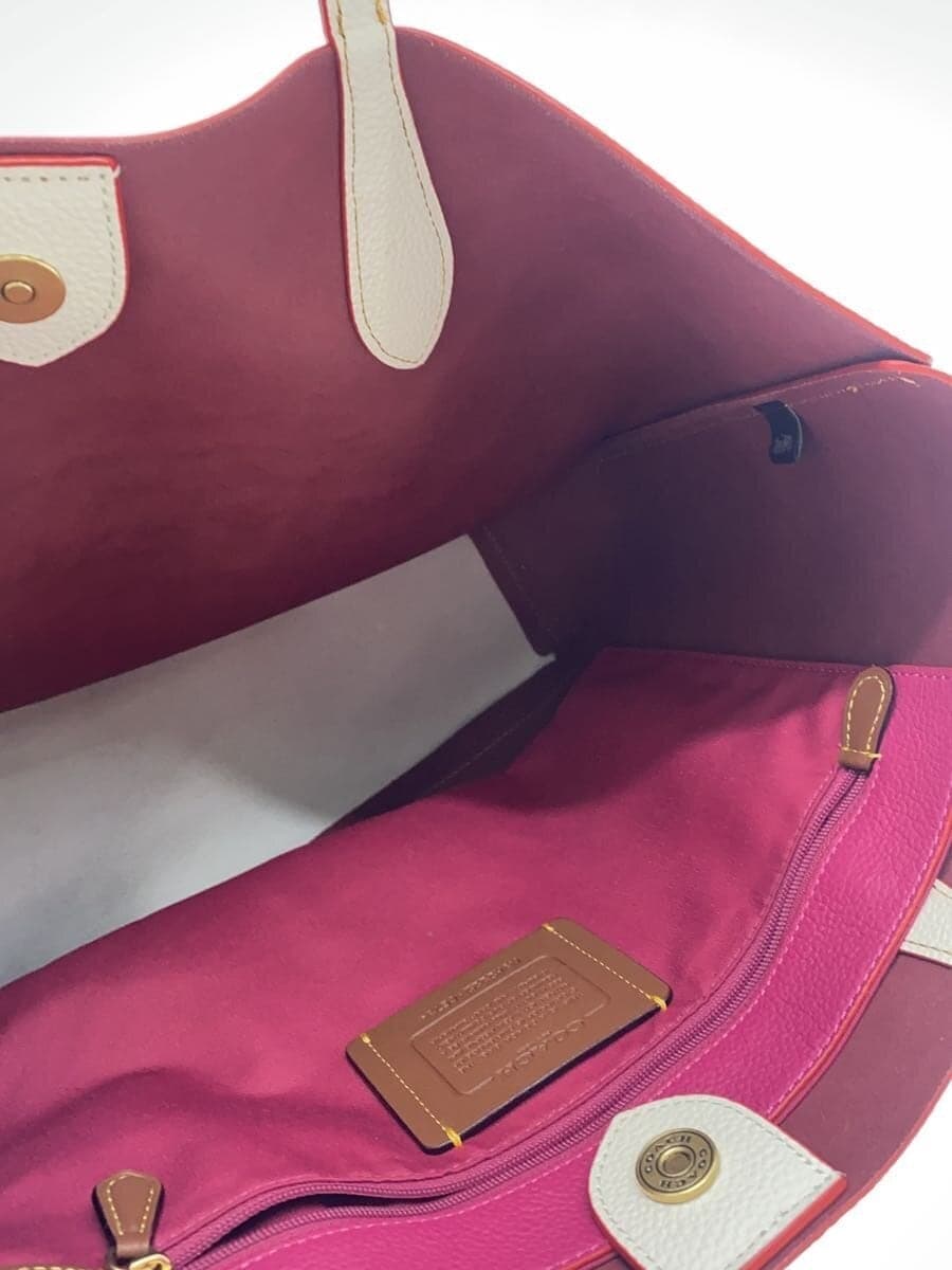 COACH Kia Tote_Color Block RED 6