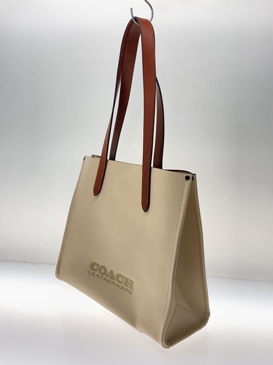 COACH Relay Tote 34 BEG Solid 2