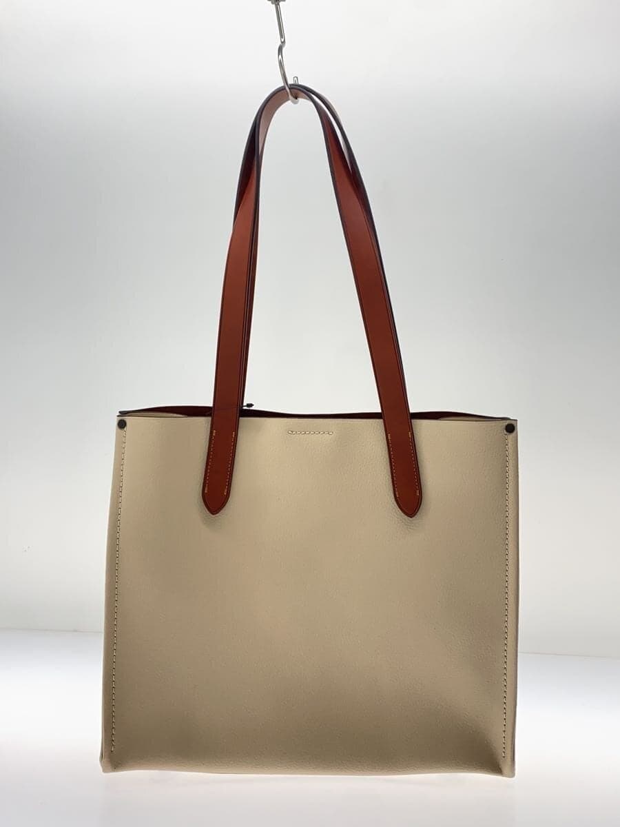COACH Relay Tote 34 BEG Solid 3