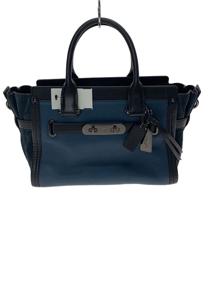 COACH handbag_combination leather -- NVY 59505
