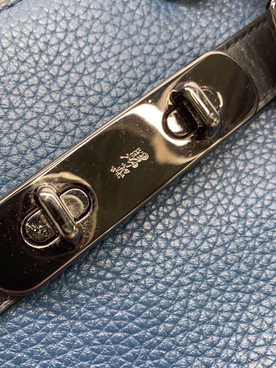 COACH handbag_combination leather -- NVY 59505 7