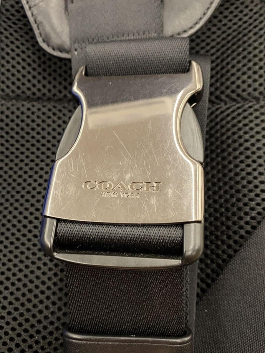 COACH Waist Bag BLK All Over Pattern 89918 8