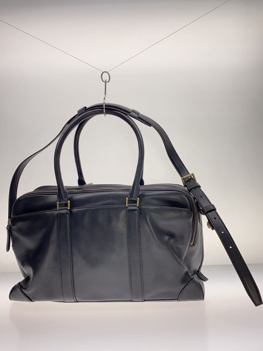 COACH Boston Bag Leather Black 71401 3