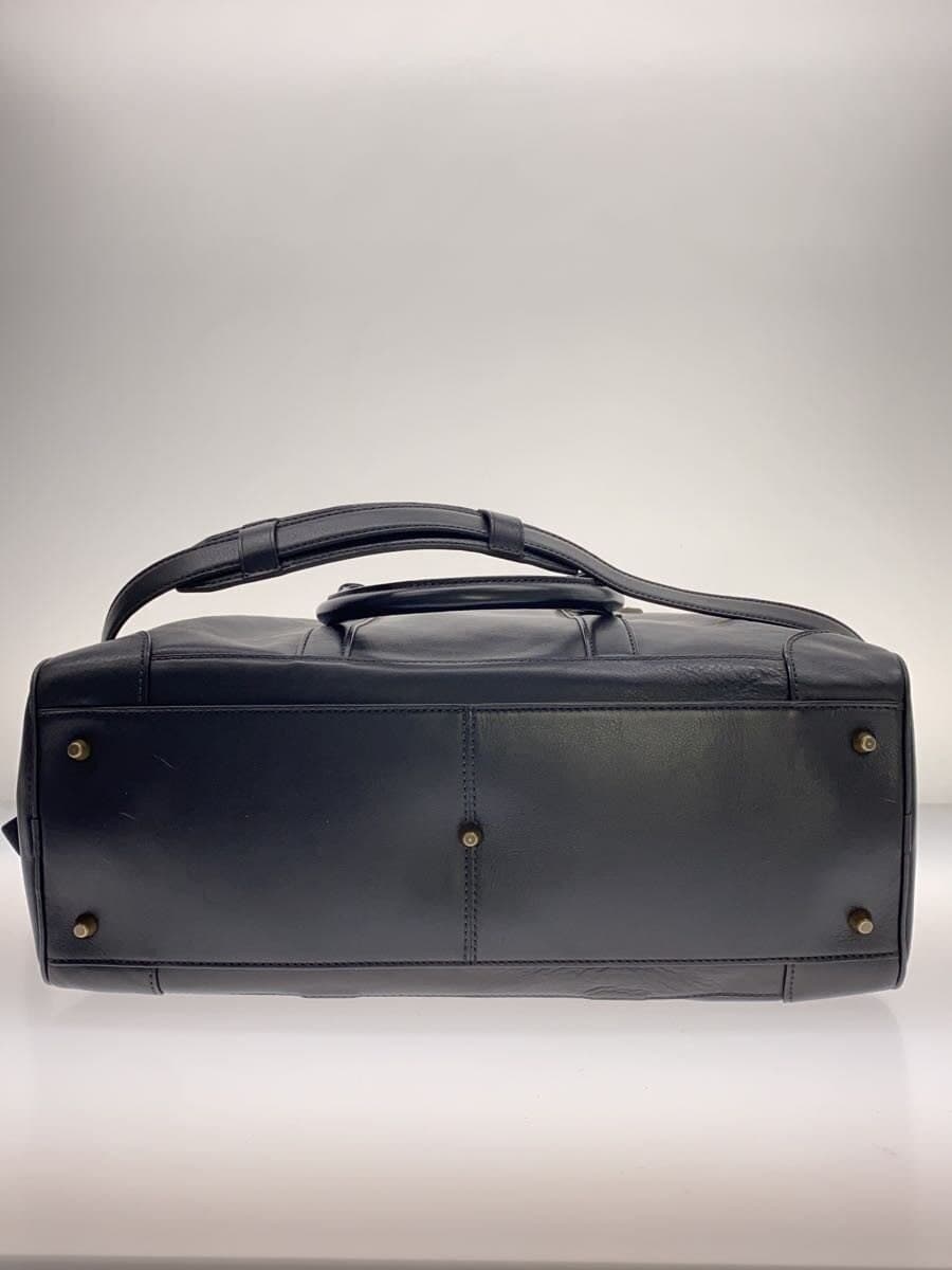 COACH Boston Bag Leather Black 71401 4