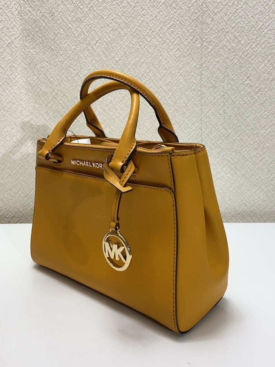 MICHAEL KORS Tote Bag Leather YLW 35F9GAKS1L 2