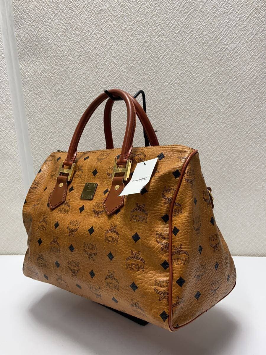 MCM Boston Bag Leather CML All-over Pattern 2