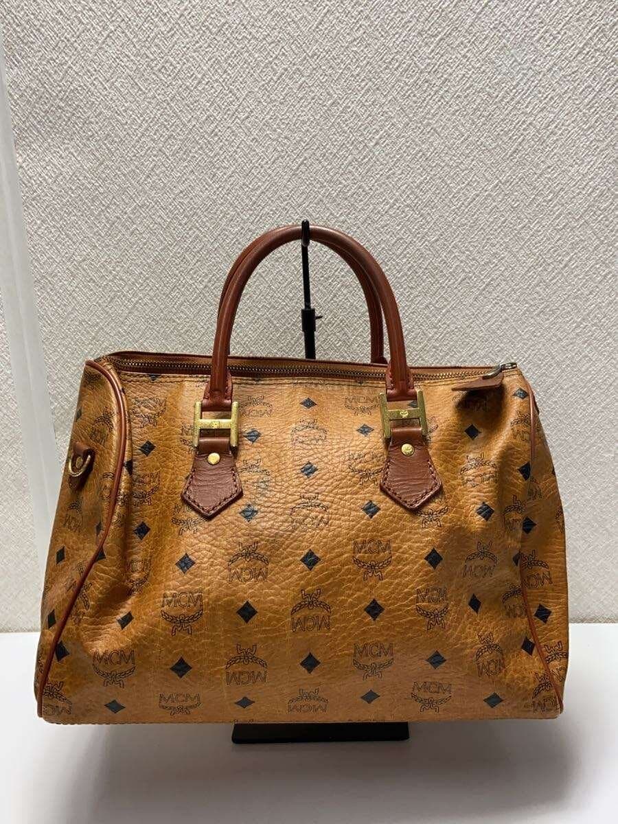 MCM Boston Bag Leather CML All-over Pattern 3