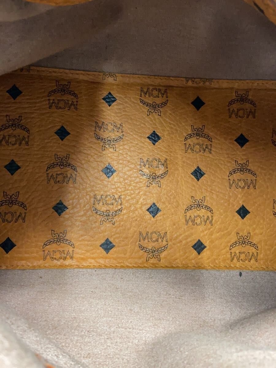 MCM Boston Bag Leather CML All-over Pattern 6