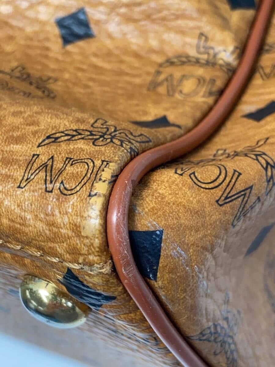 MCM Boston Bag Leather CML All-over Pattern 7