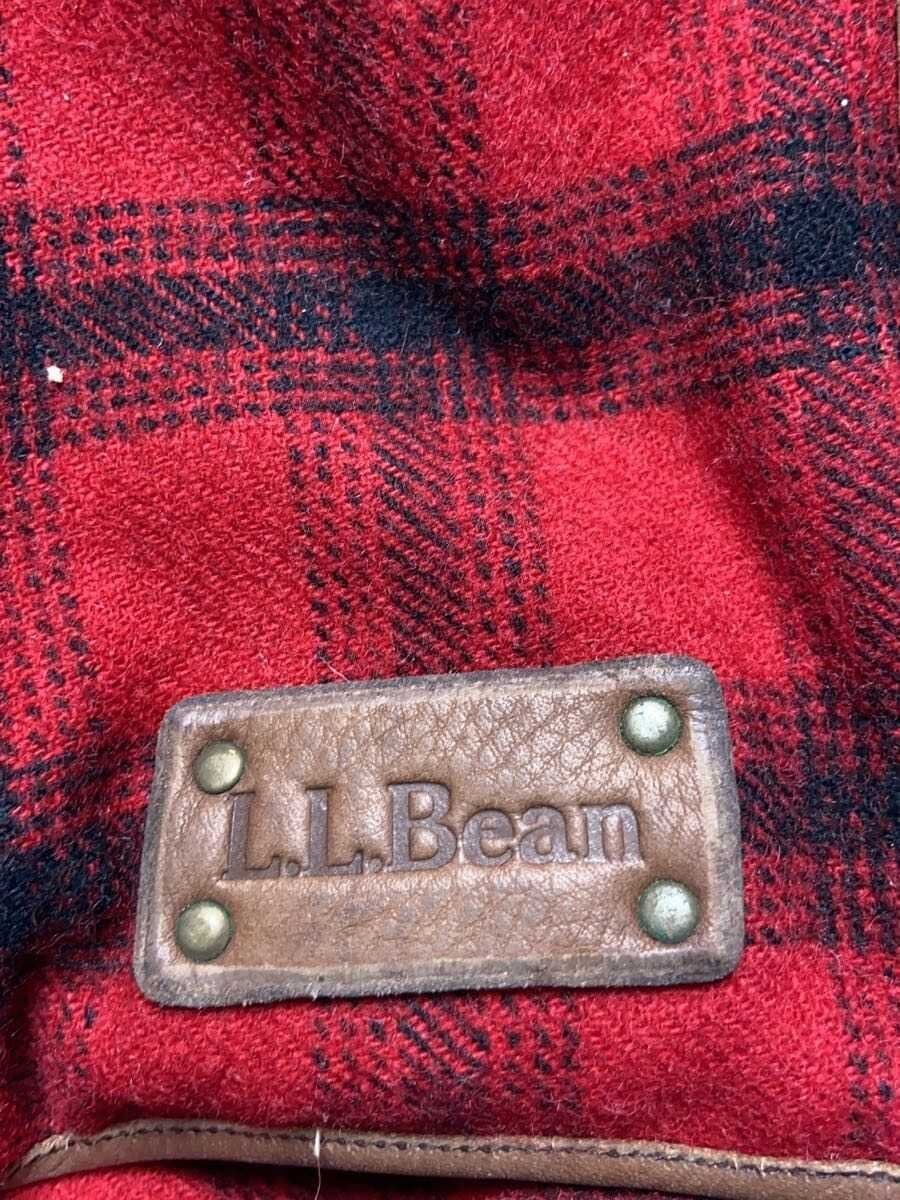 L.L.Bean Backpack Wool RED All-over pattern 5