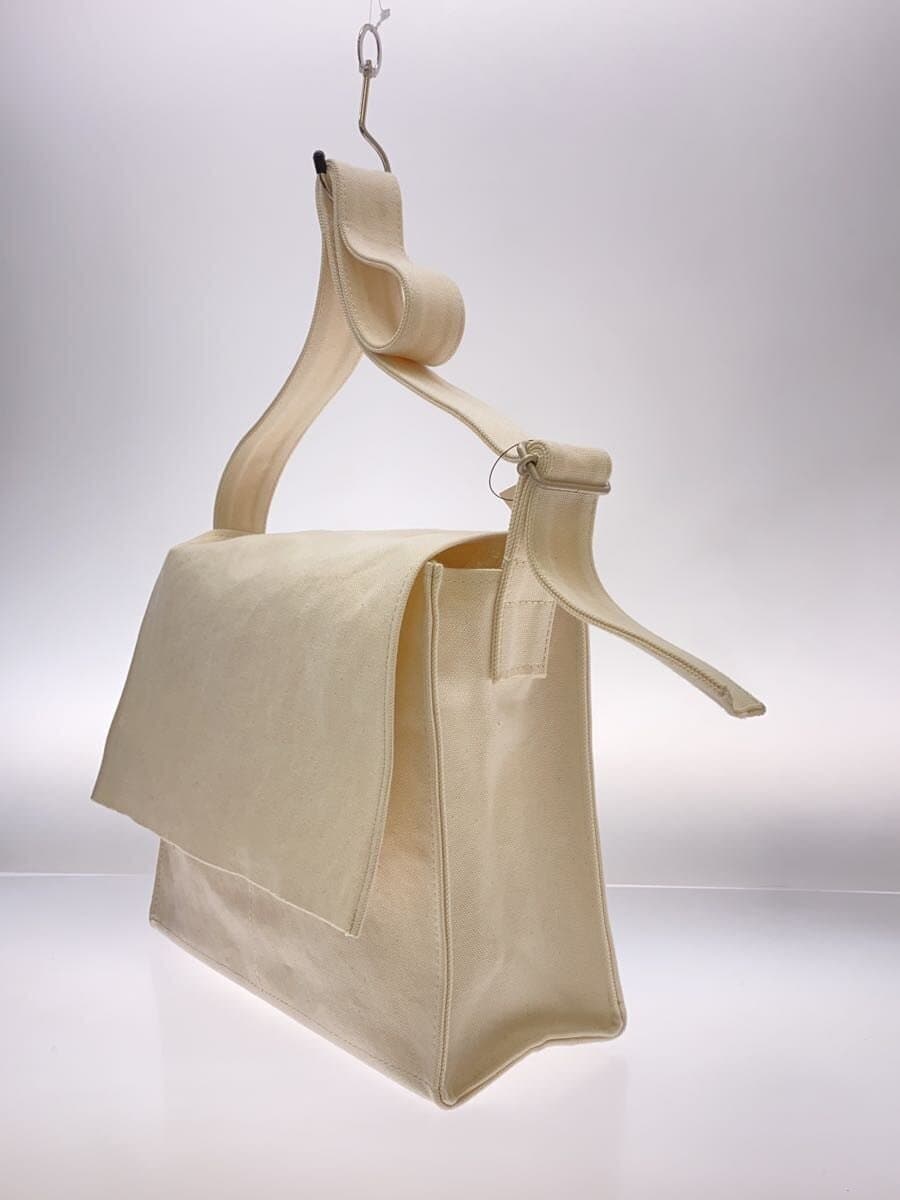 AMIACALVA Shoulder Bag Canvas WHT 2