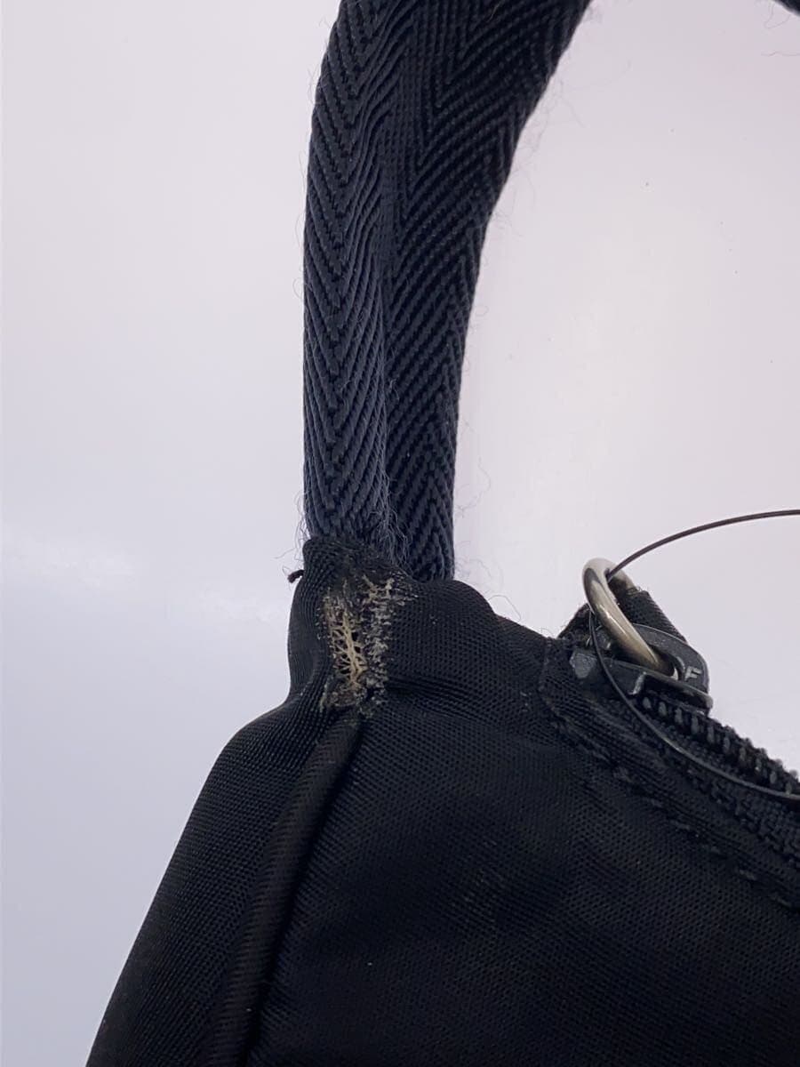 PRADA Handbag Nylon BLK Solid 7