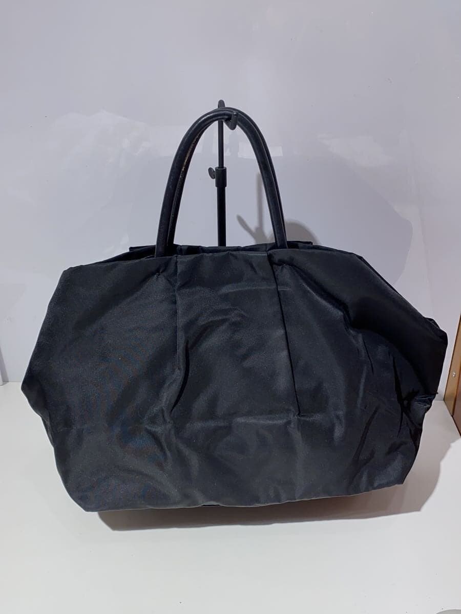 PRADA Ribbon Design Handbag Nylon BLK BN1601 3