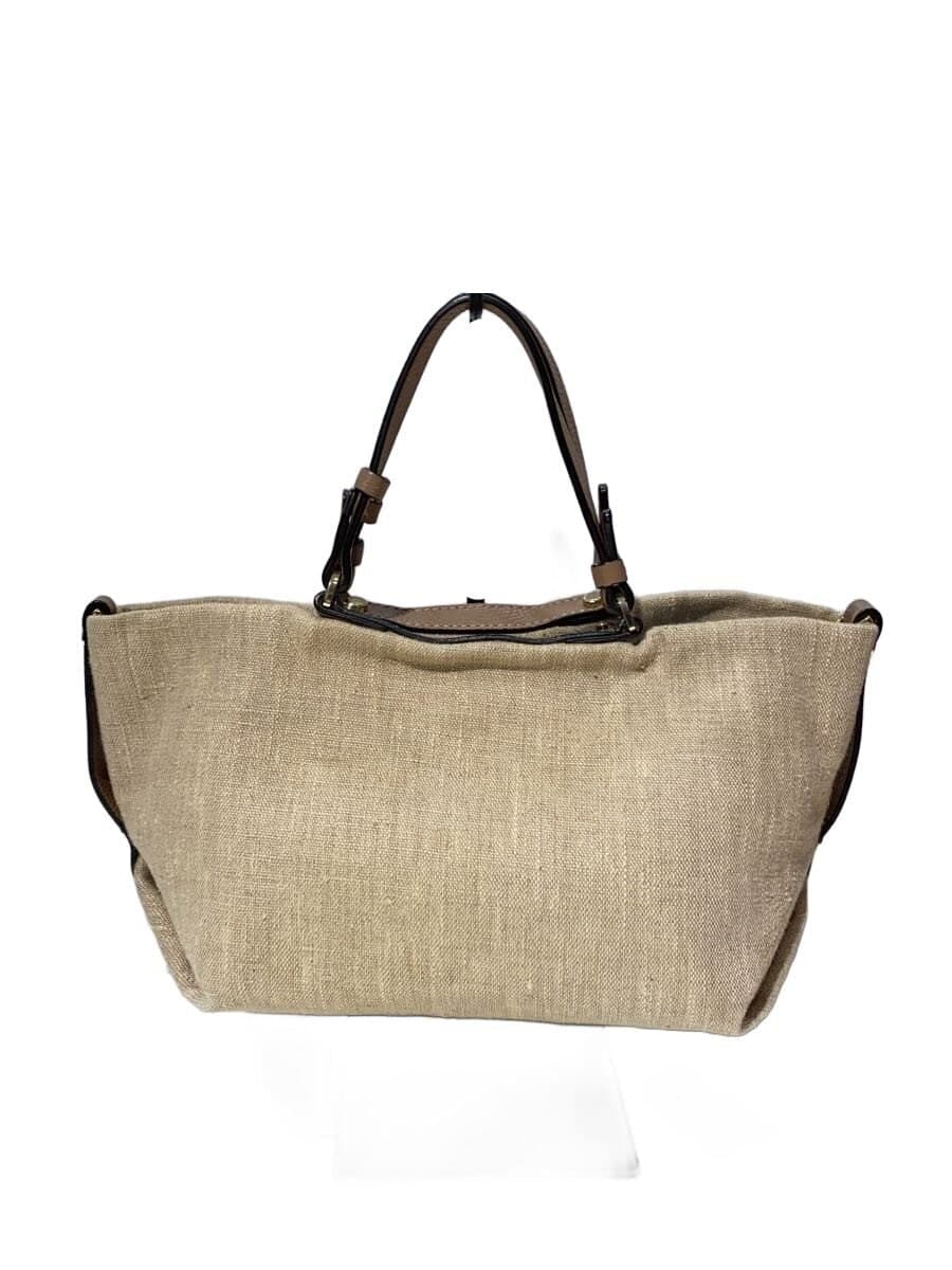 LORISTELLA Handbag Canvas BEG