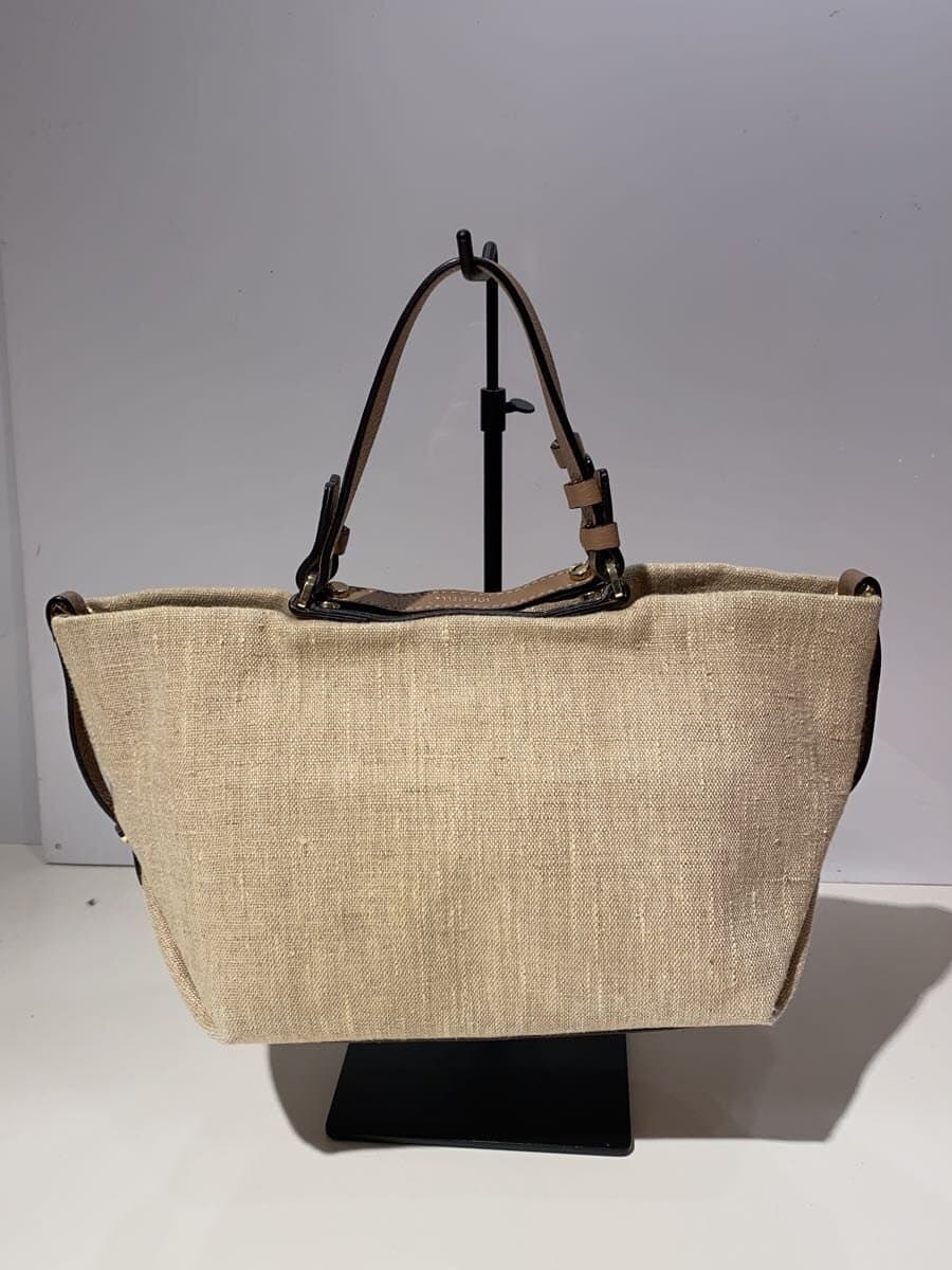 LORISTELLA Handbag Canvas BEG 3