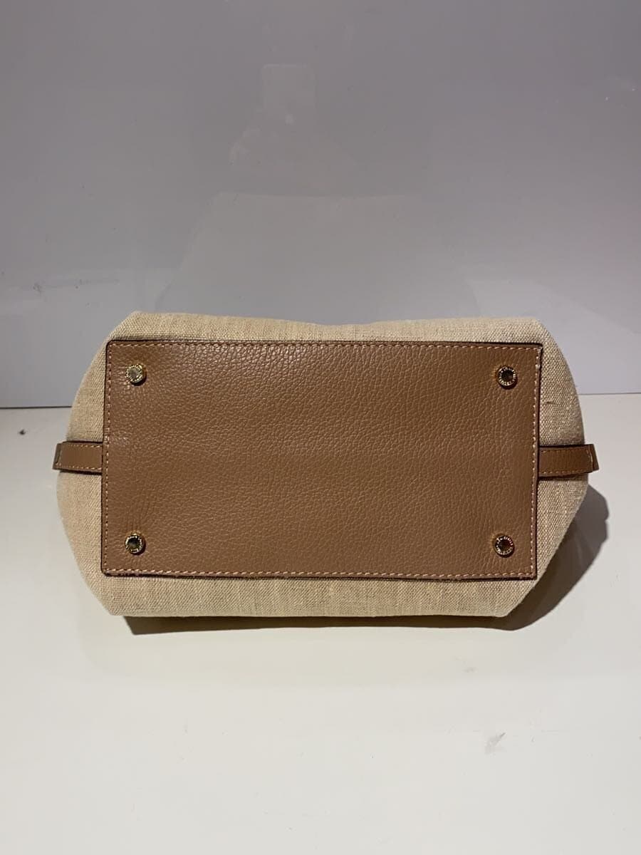 LORISTELLA Handbag Canvas BEG 4