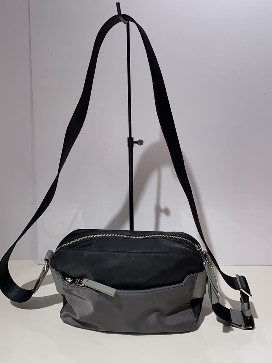 Paul Smith Logo Embossed Shoulder Bag Nylon BLK 3