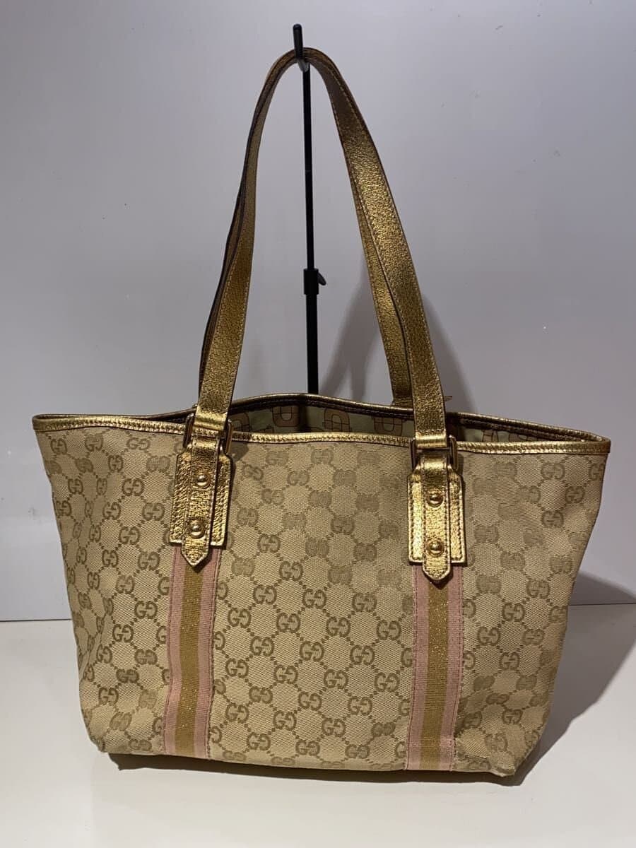 GUCCI Handbag BEG All Over Pattern 467891 3
