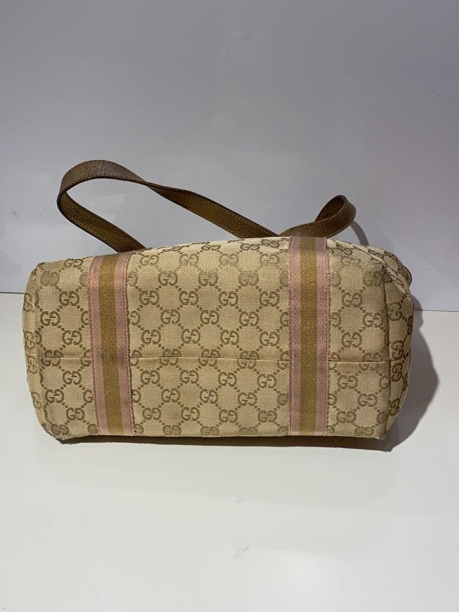 GUCCI Handbag BEG All Over Pattern 467891 4