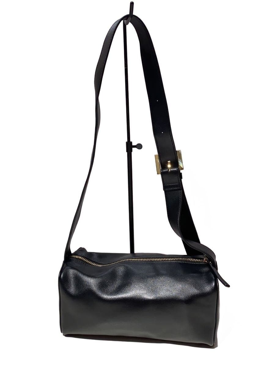 SALON adam et rope Leather Box Shoulder Bag BLK