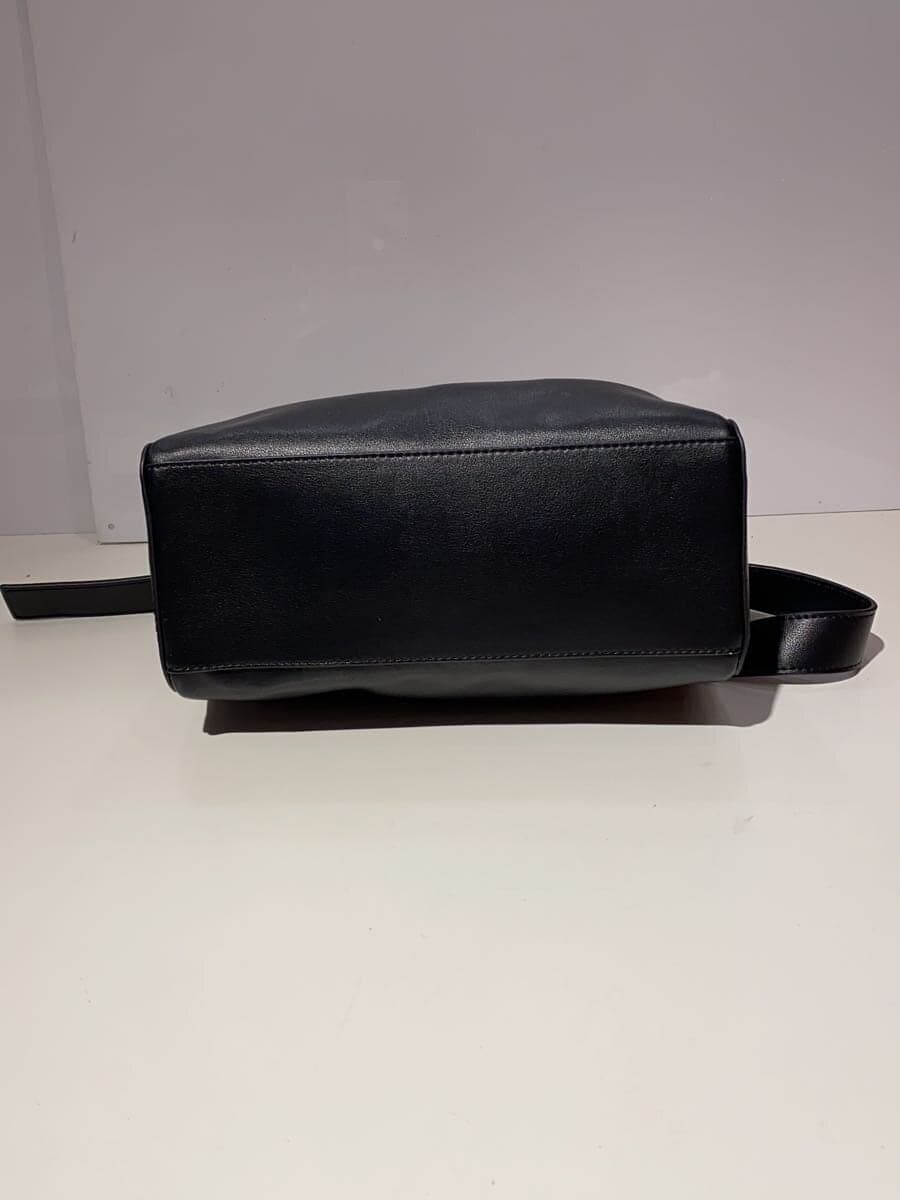 SALON adam et rope Leather Box Shoulder Bag BLK 4