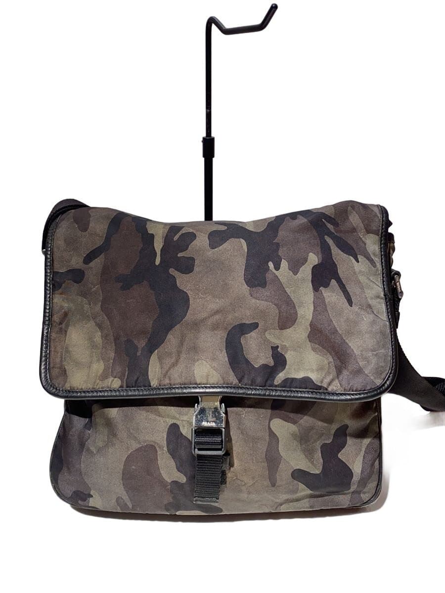 PRADA Shoulder Bag Nylon GRN Camouflage