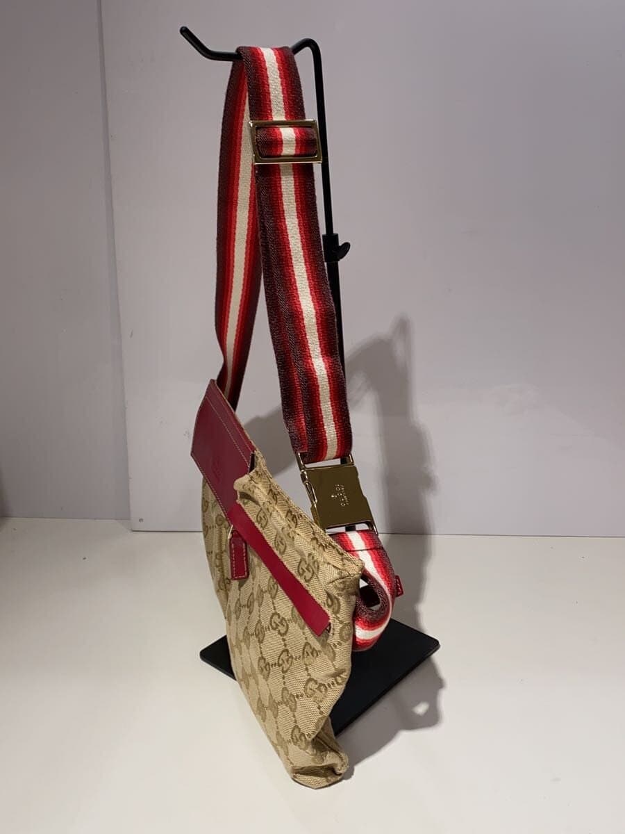 GUCCI Body Bag GG Logo Shoulder Bag BEG All Over Pattern 28566 2