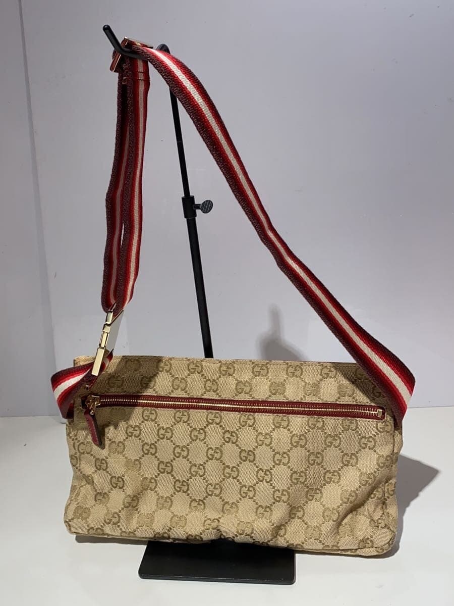 GUCCI Body Bag GG Logo Shoulder Bag BEG All Over Pattern 28566 3