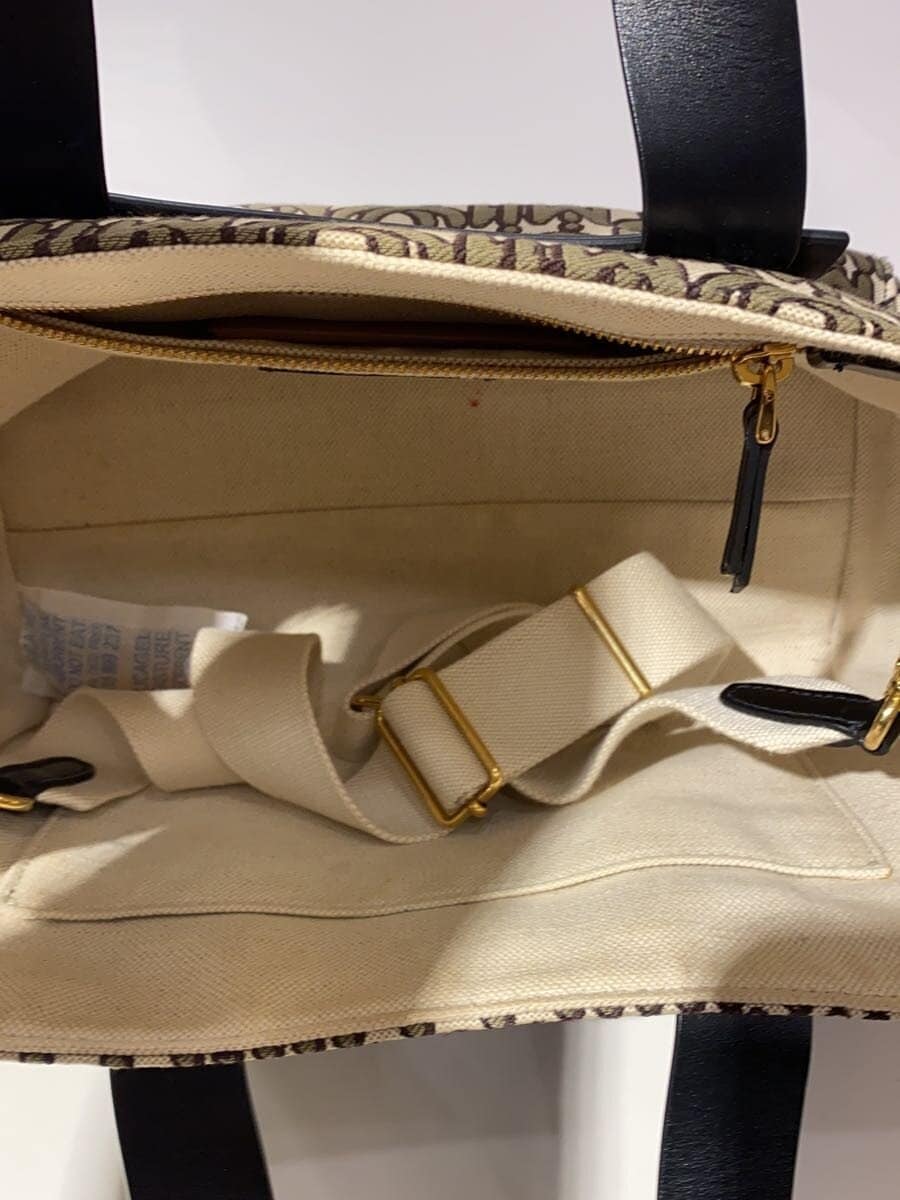 MIU MIU Handbag Canvas BEG All Over Pattern 6