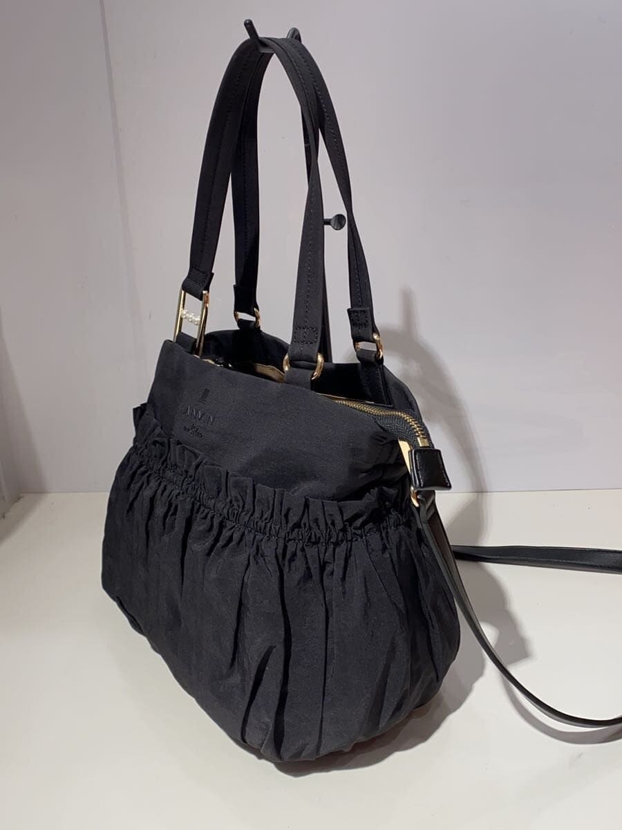 LANVIN en Bleu Graceful 2-Way Shoulder Bag BLK 2