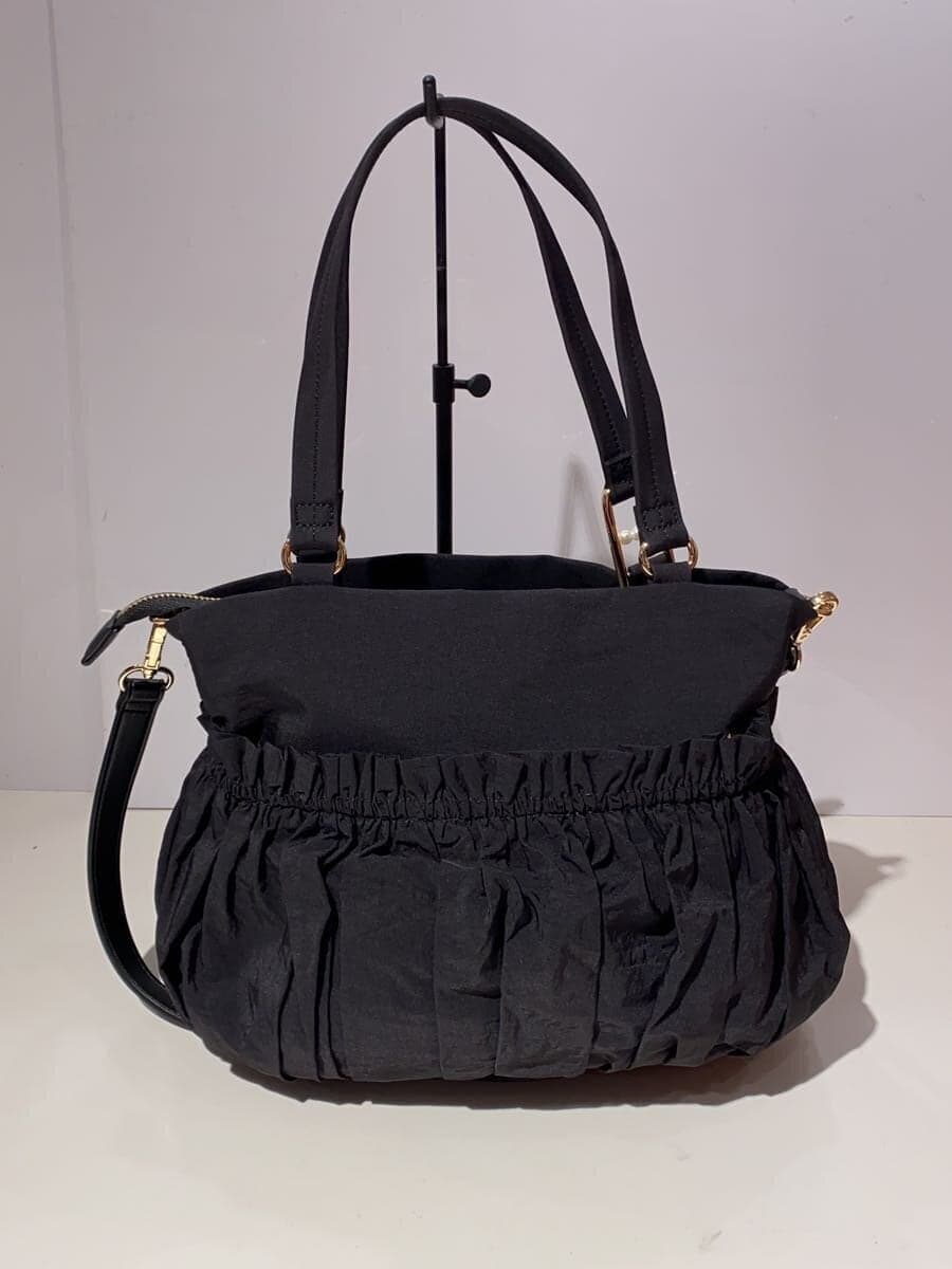 LANVIN en Bleu Graceful 2-Way Shoulder Bag BLK 3