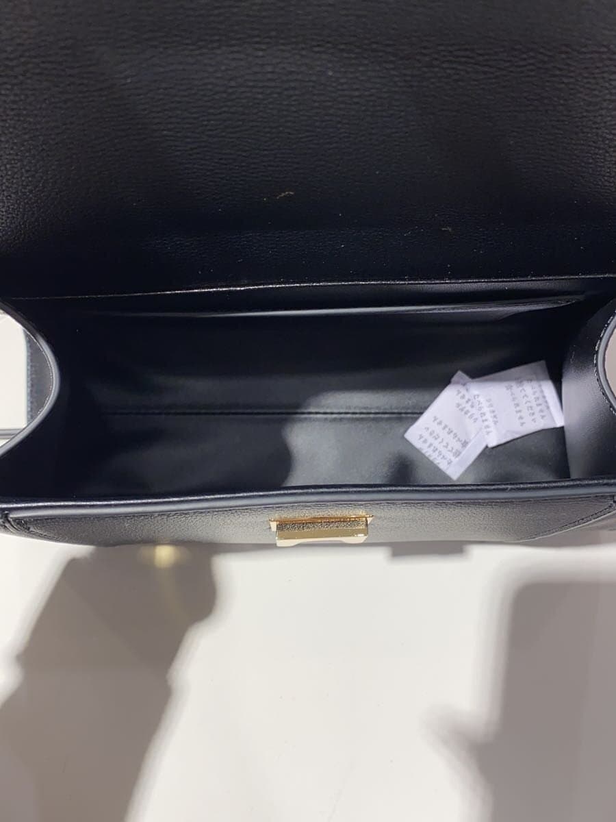 SNIDEL Scarf Padlock Bag Shoulder Bag Faux Leather BLK SWGB261649 6