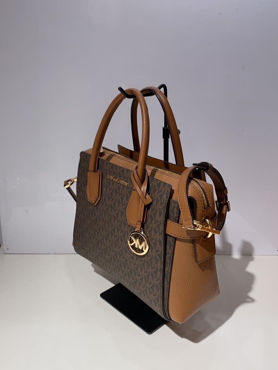 MICHAEL KORSMERCER Top Zip 2-Way Shoulder Bag BRW All Over Pattern 35F2GM9S1B 2