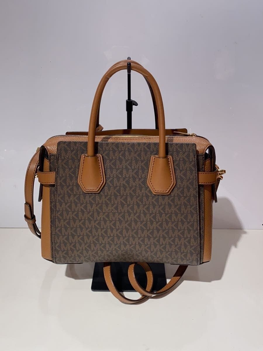 MICHAEL KORSMERCER Top Zip 2-Way Shoulder Bag BRW All Over Pattern 35F2GM9S1B 3