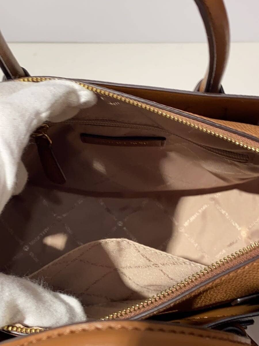 MICHAEL KORSMERCER Top Zip 2-Way Shoulder Bag BRW All Over Pattern 35F2GM9S1B 6