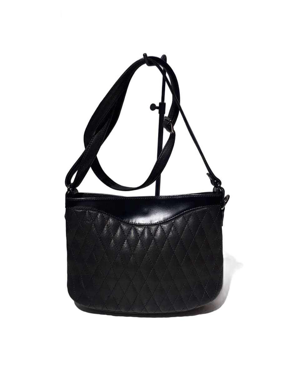 DAYSART Sacoche Quilted Pattern Shoulder Bag BLK