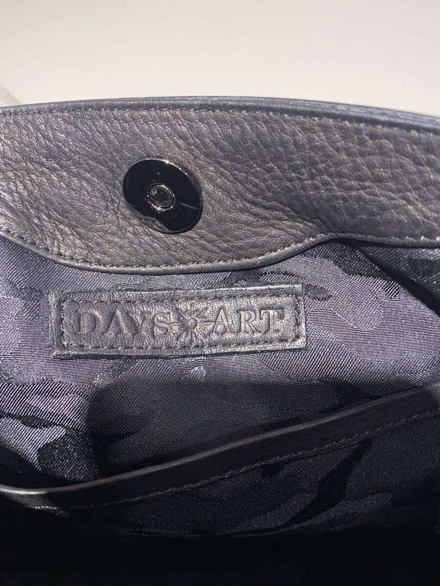 DAYSART Sacoche Quilted Pattern Shoulder Bag BLK 5