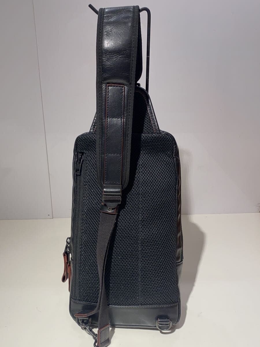 FUJITAKA Shoulder Bag Leather BLK 615920 3