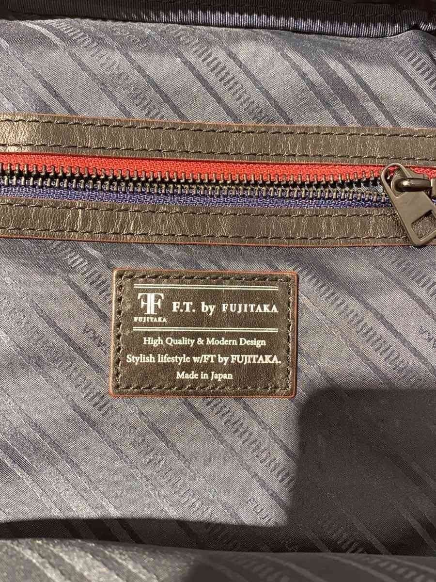 FUJITAKA Shoulder Bag Leather BLK 615920 5