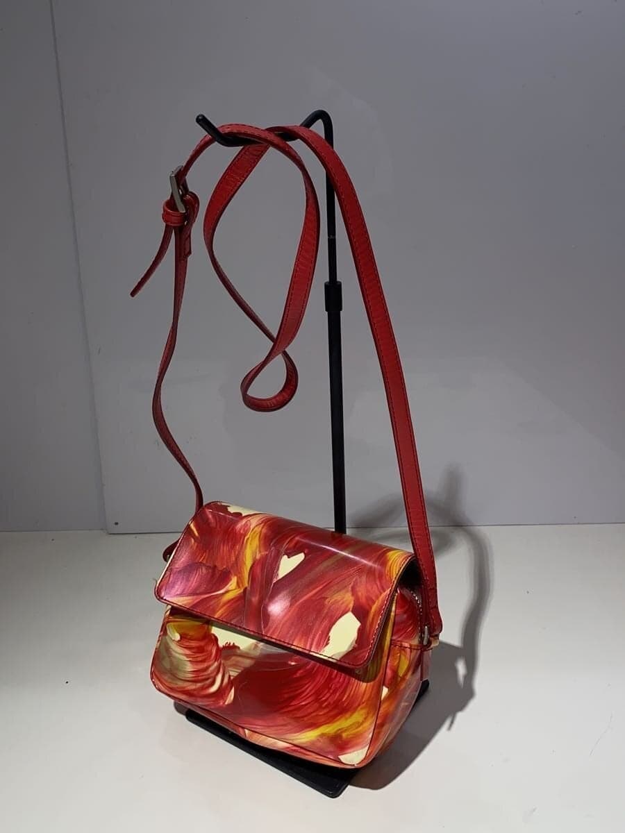 kawa-kawa Shoulder Bag RED All Over Pattern 2