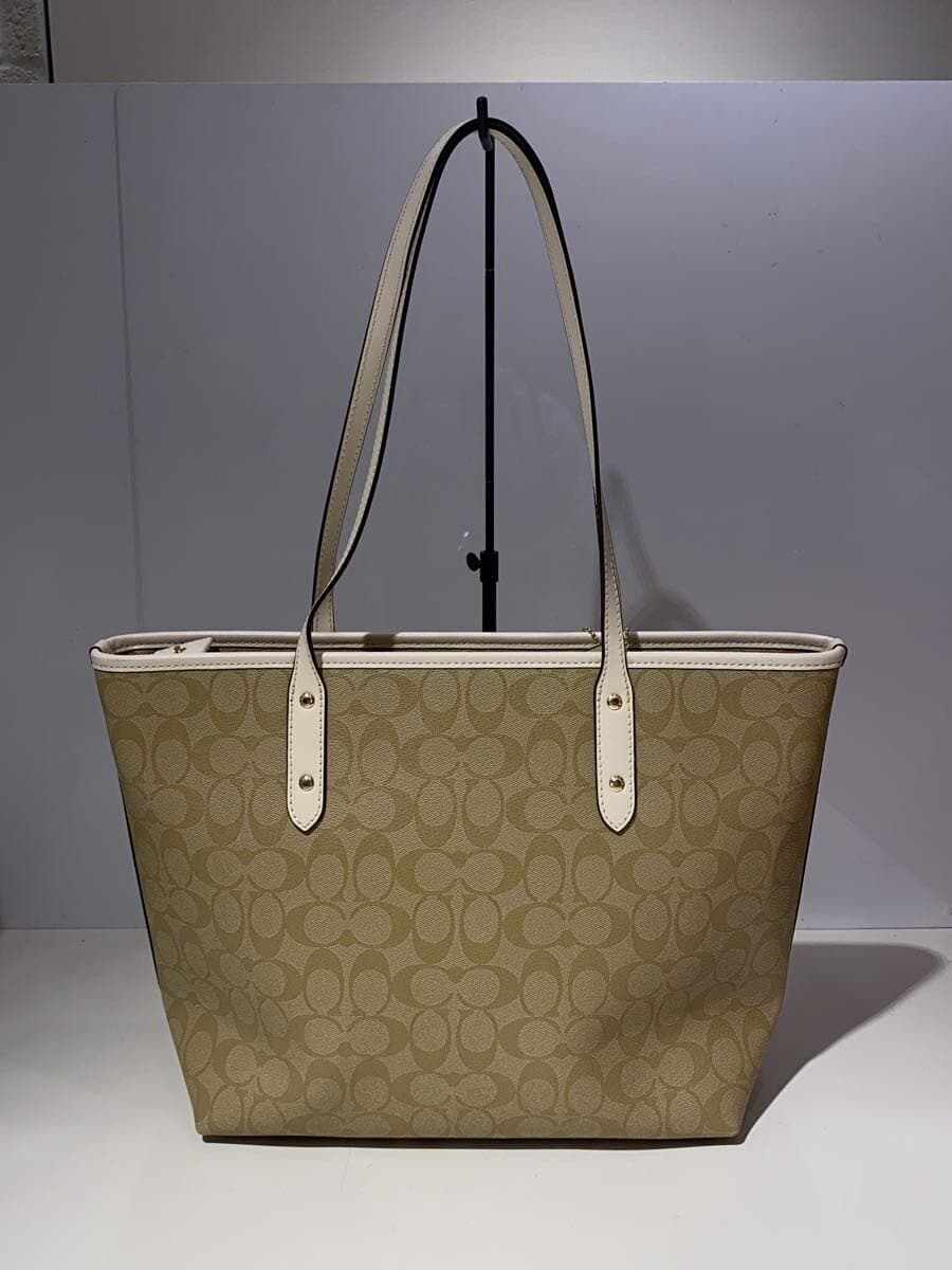 COACH Tote Bag BEG All Over Pattern F58292 3