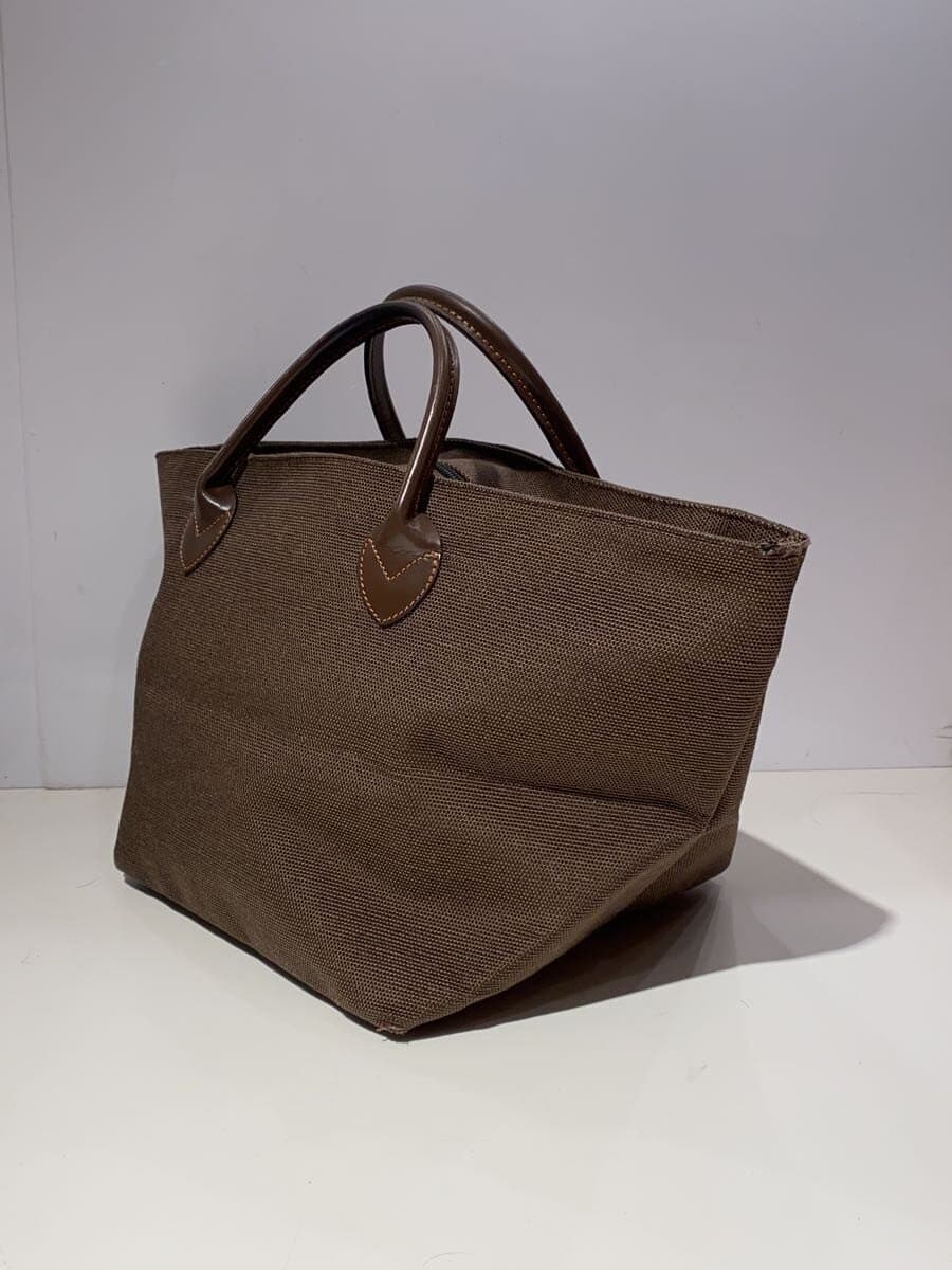 Herve Chapelier Boat Shape Tote Bag Canvas BRW 2