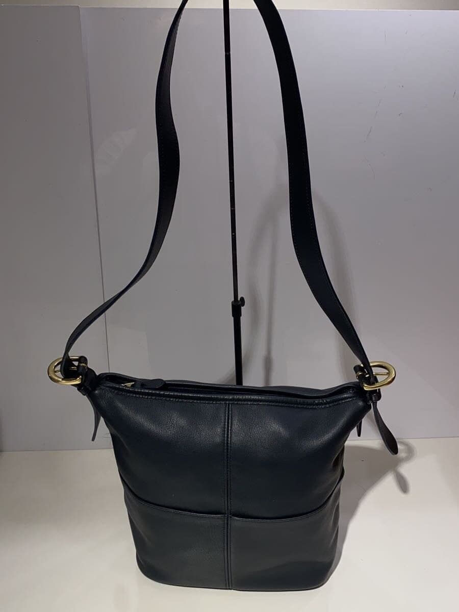 COACH shoulder bag leather NVY 4141 3