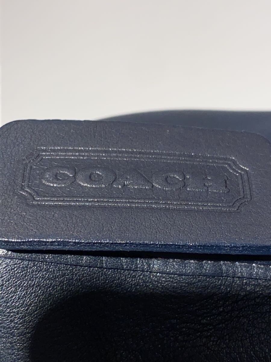 COACH shoulder bag leather NVY 4141 5