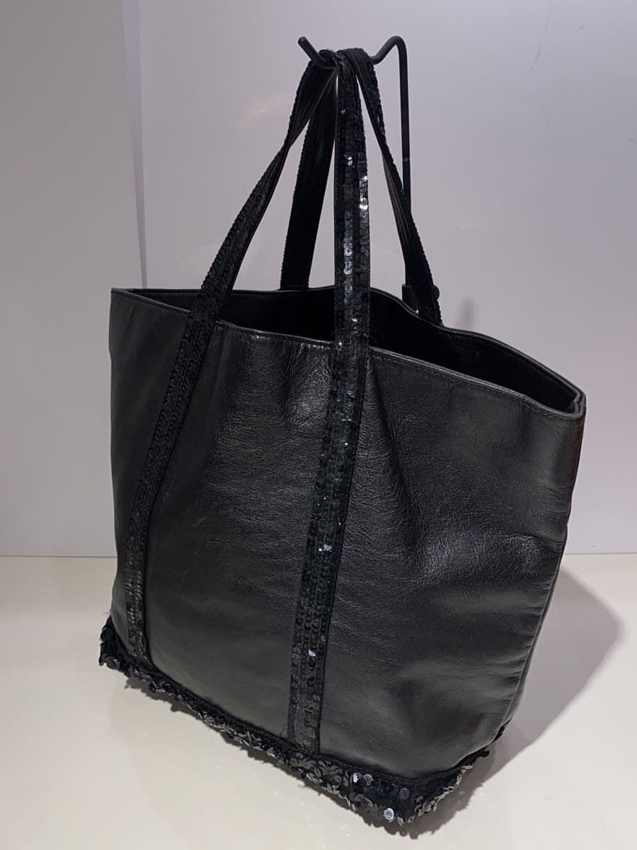 vanessabruno tote bag leather BLK 2