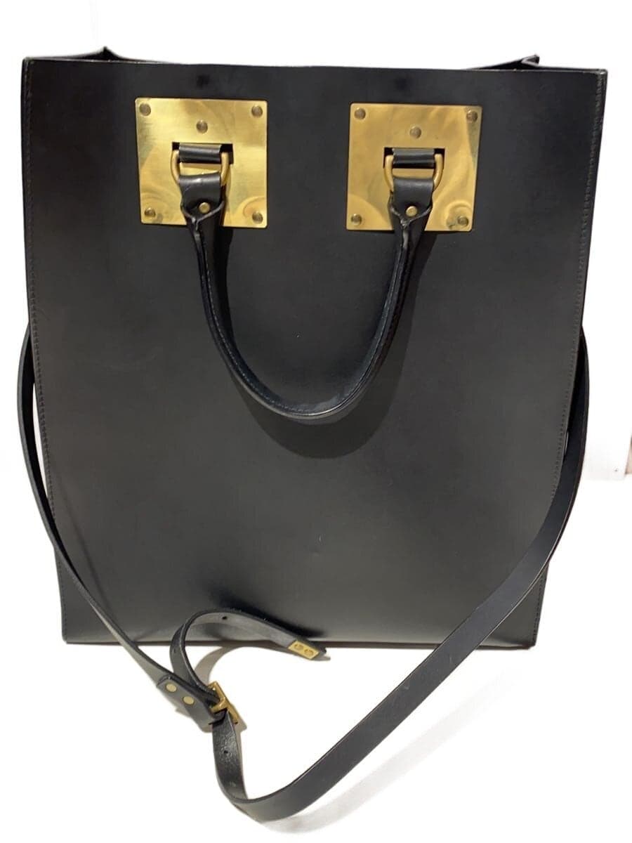 SOPHIE HULME 2way Shoulder Bag Tote Bag -- BLK