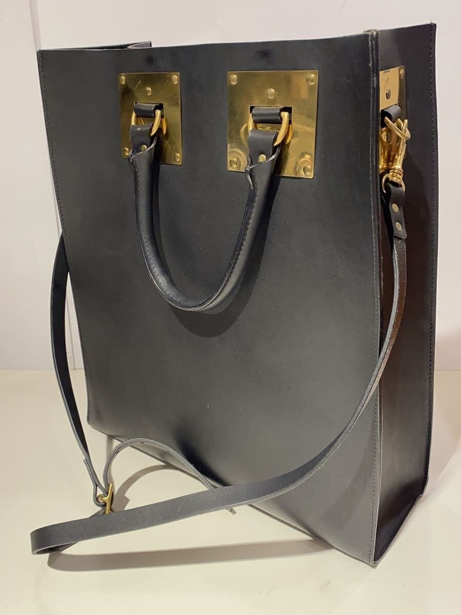 SOPHIE HULME 2way Shoulder Bag Tote Bag -- BLK 2